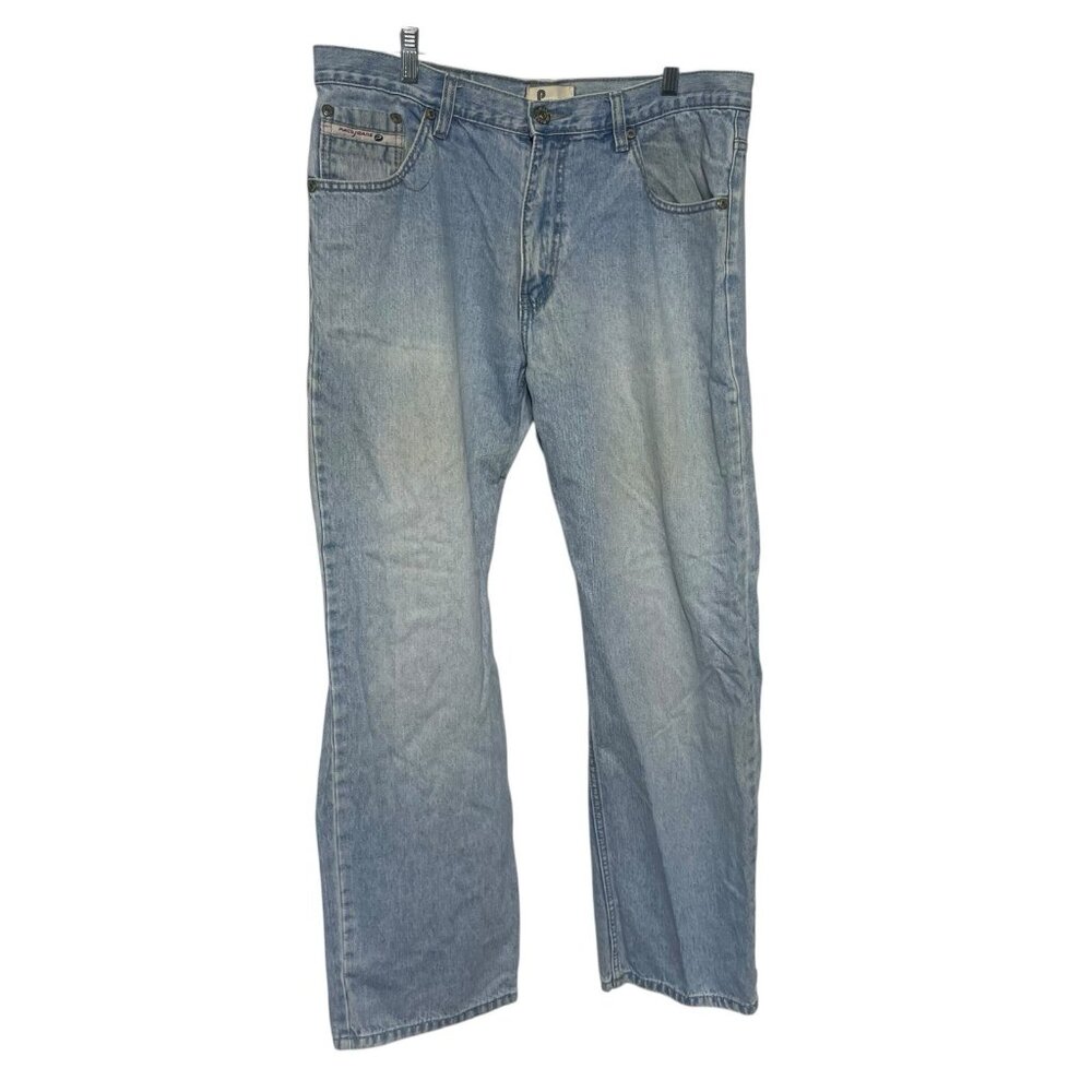 Vintage Paco Jeans Mens 34x30 Y2K Denim Baggy Straight Skater Vtg  Embroidered